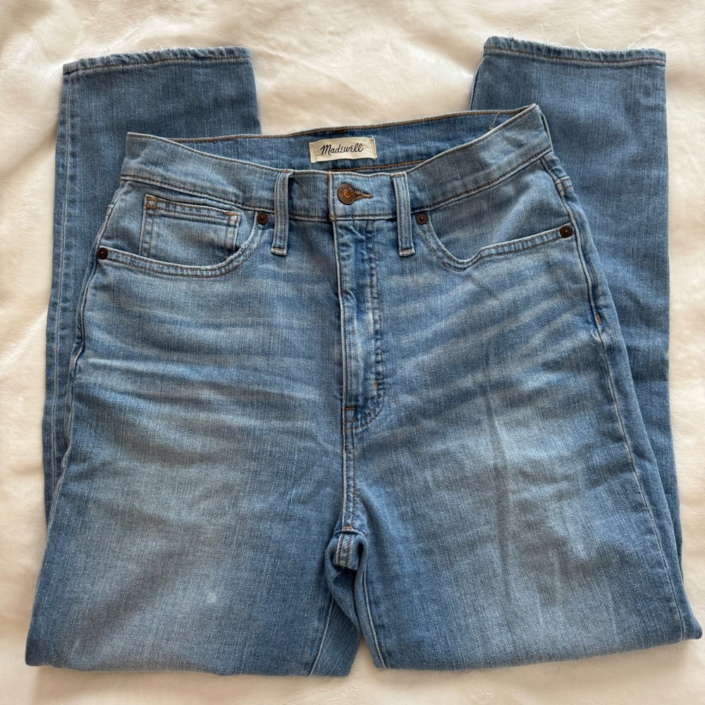 Madewell Classic Blue Straight Jeans